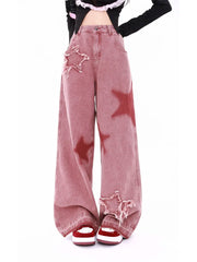 Pantalones vaqueros acampanados finos estilo retro