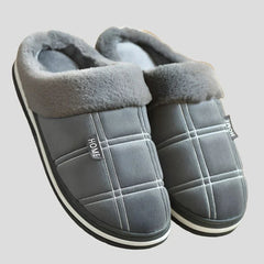 Memory Foam Winter Slippers - Large Size for Men