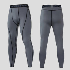 Pantalones de compresión fitness para hombre, mallas ajustadas para gimnasio y atletismo