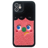 Sad & Happy Fuzzy Case For IPhone