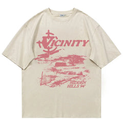 Hidden Hills Vicinity T Shirts - Oversized Tees