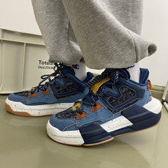 Zapatillas de lona de tela vaquera para hombre
