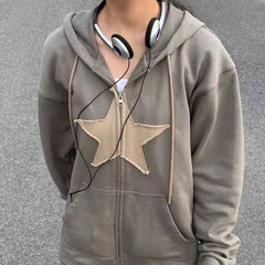 Skater Girl Star Kapuzenpullover