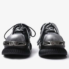 Goth Plateau Sneakers Metal Rock Punk Style für Damen