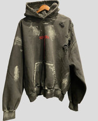 Sepultura Hoodie - Verwaschenes Luxus-Kapuzensweatshirt