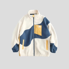 Winter Warmth Lambswool Unisex Varsity Coach Jacket