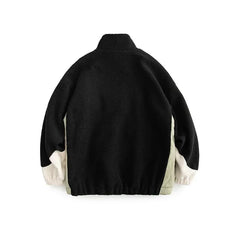 Winter Warmth Lambswool Unisex Varsity Coach Jacket