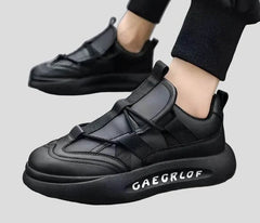 Chunky Sneakers - Lederhöhe erhöht