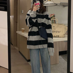 Striped Sweatshirt for Women