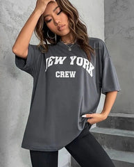 Camiseta extragrande de Nueva York: una declaración de moda urbana para mujer