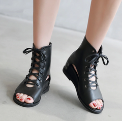 Botines de piel suave