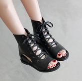 Botines de piel suave