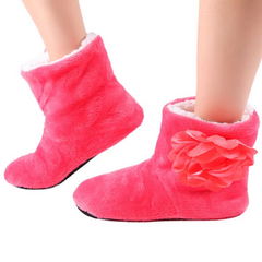 Pantuflas de felpa suave para el hogar