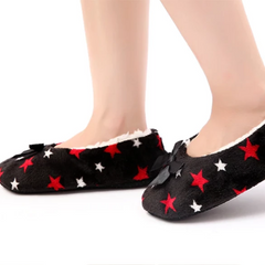 Pantuflas de felpa cálidas para el hogar