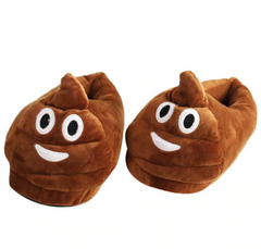 Pantuflas de felpa para mujer con emoticones