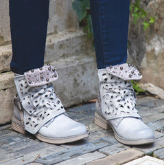 Stiefeletten aus PU-Leder im Westernstil