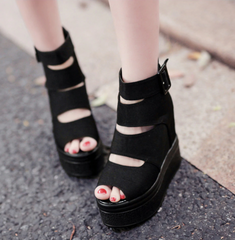 Botines de piel suave