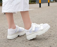 Sneakers mit Mesh-Gummisohle