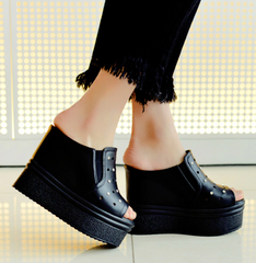 Sandalias casuales de tacón alto