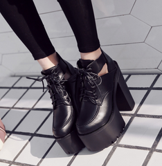 Botines de tacón alto