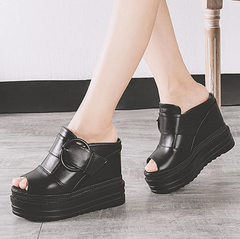 Sandalias casuales de tacón alto