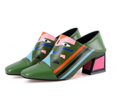 Pumps aus Kunstleder