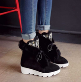 Stylish Snow Platform Ankle Boots