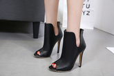 Chelsea-Stiefeletten mit hohem Absatz