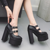 Round Toe High Heels Pumps