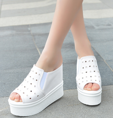 Sandalias casuales de tacón alto