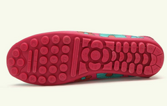 Ballerinas aus echtem Leder mit Blumenprint