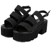 Square Heels Sandals