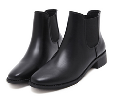 Botines casuales de tacón bajo