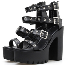 Sandalias de tacón alto