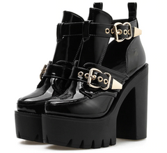 Botines de tacón alto