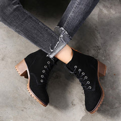 Botines de piel auténtica sin cordones