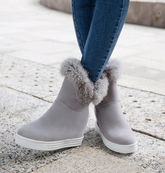 Stiefeletten mit Fell