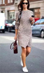 Lässige Leder-Sneakers zum Schnüren