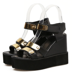 Sandalias casuales de tacón alto