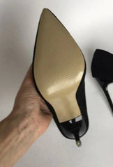 Zapatos básicos de tacón alto con relieve