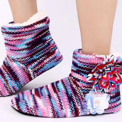 Pantuflas de casa cálidas y suaves