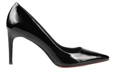 Pumps mit hohem Absatz und spitzer Zehenpartie