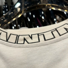 Camisetas de algodón con estampado de letras para mujer, de moda, de manga larga