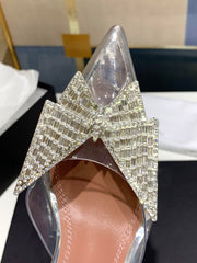 Weinglas Transparente Strass High Heels - Transparent