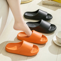 Pantuflas grandes y altas, cómodas sandalias planas unisex para relajarse en interiores