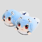 Rei Plush Ayanami Slippers - EVANGELION Manga