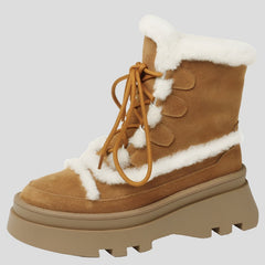 Botas de lana de invierno para mujer