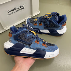 Zapatillas de lona de tela vaquera para hombre