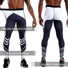 Men's Quick Dry Running Leggings Gym Fitness & Workout