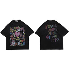 Camisetas unisex de hip hop de gran tamaño